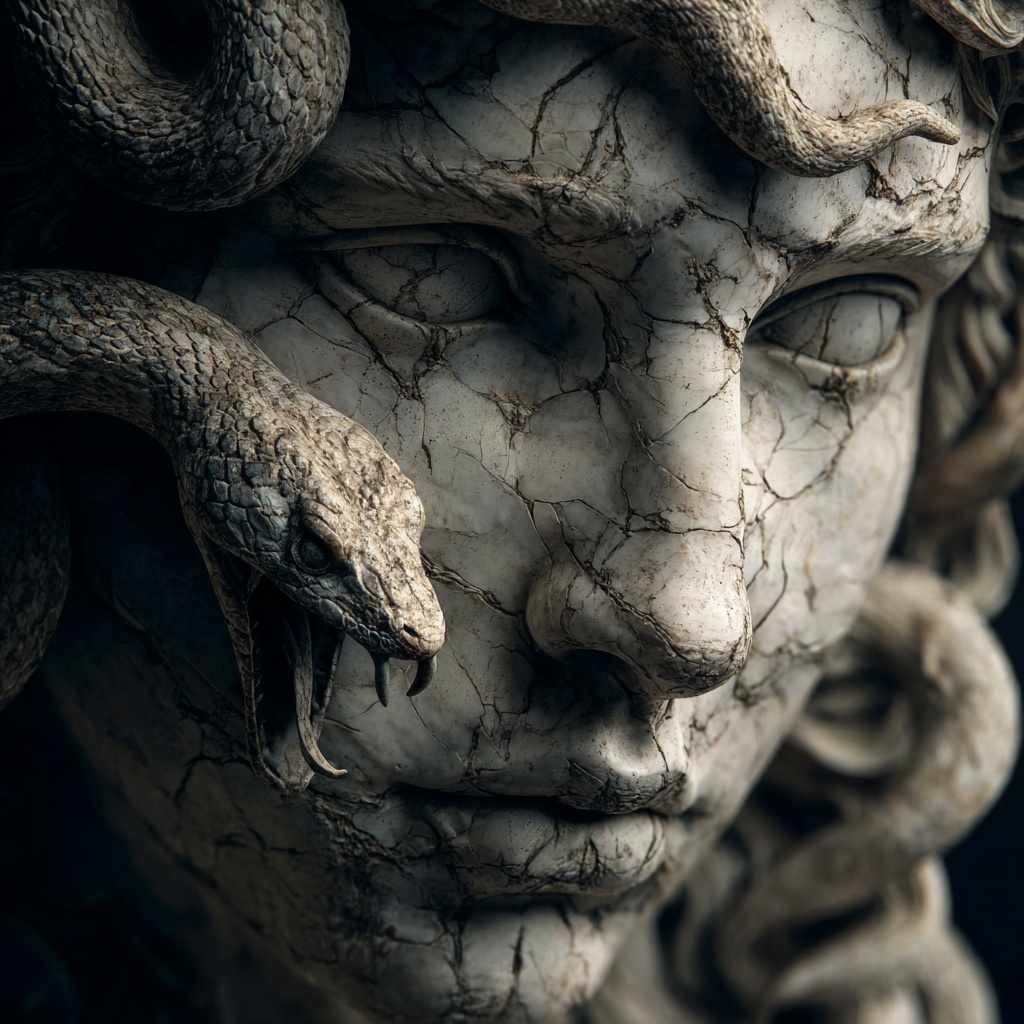 Medusa Statue