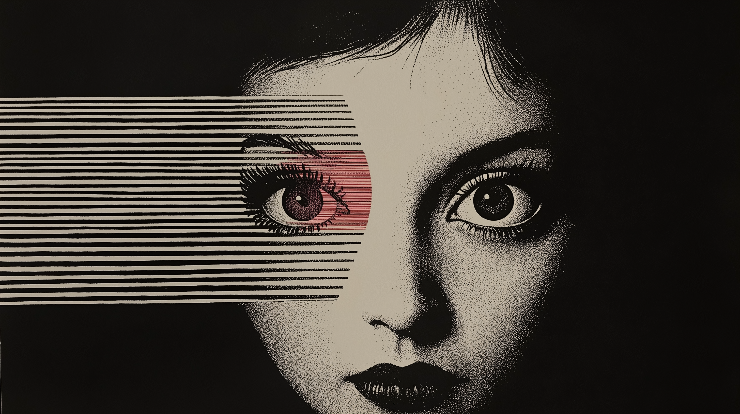 Abstract Striped Eye