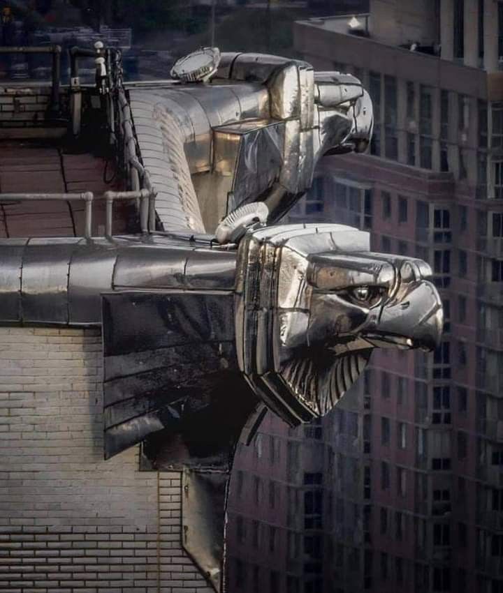 Gargoyles on Gothic Building