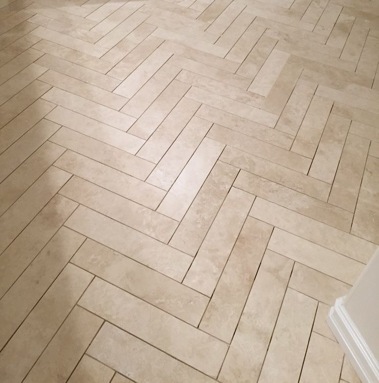 Herringbone Tile Flooring