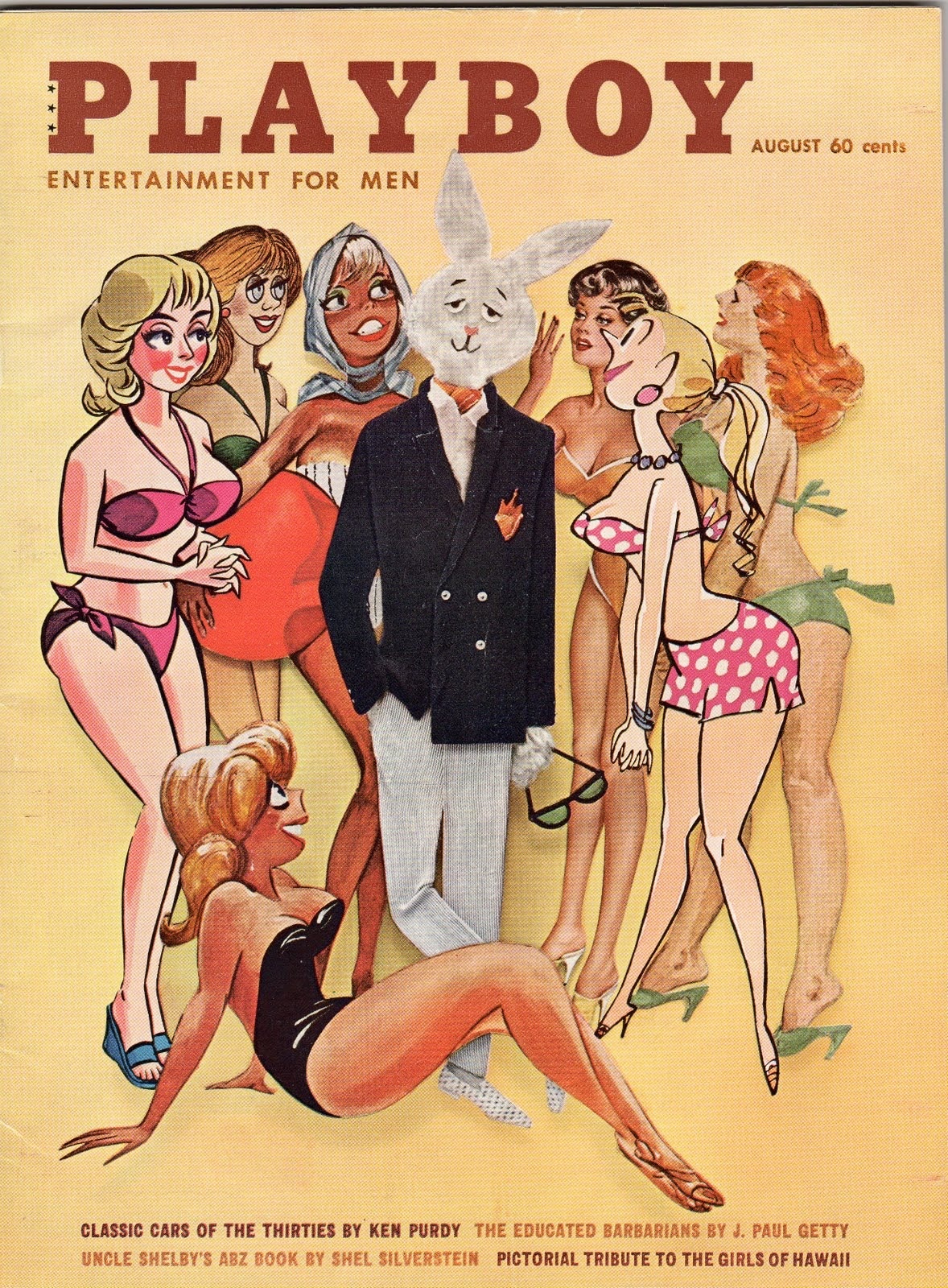 Vintage Bunny Suit Illustration