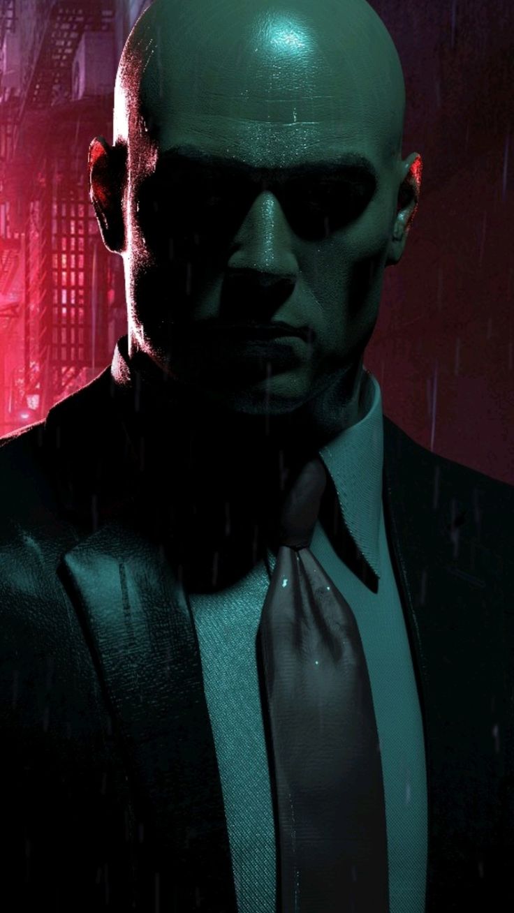 Rain-soaked Man in Suit