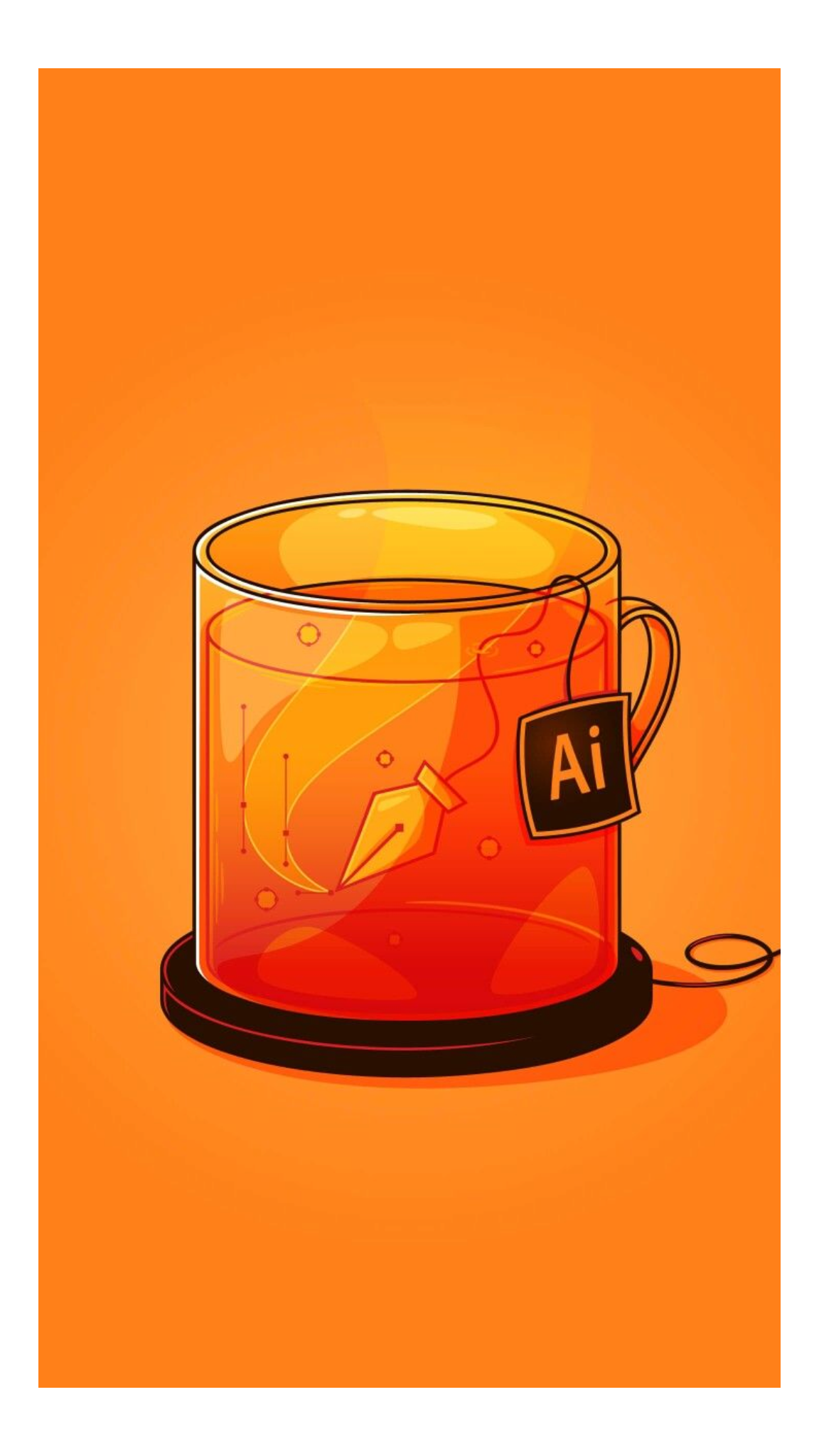 Tea Infused with Adobe Illustrator