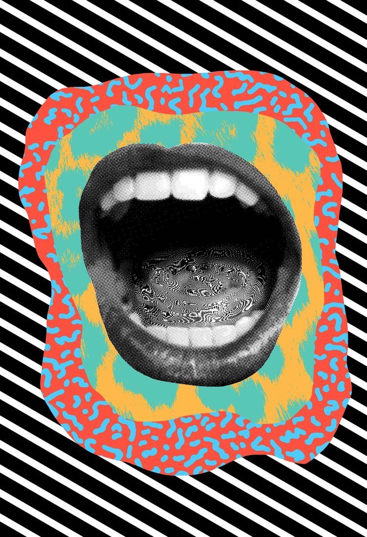 Abstract Mouth Art