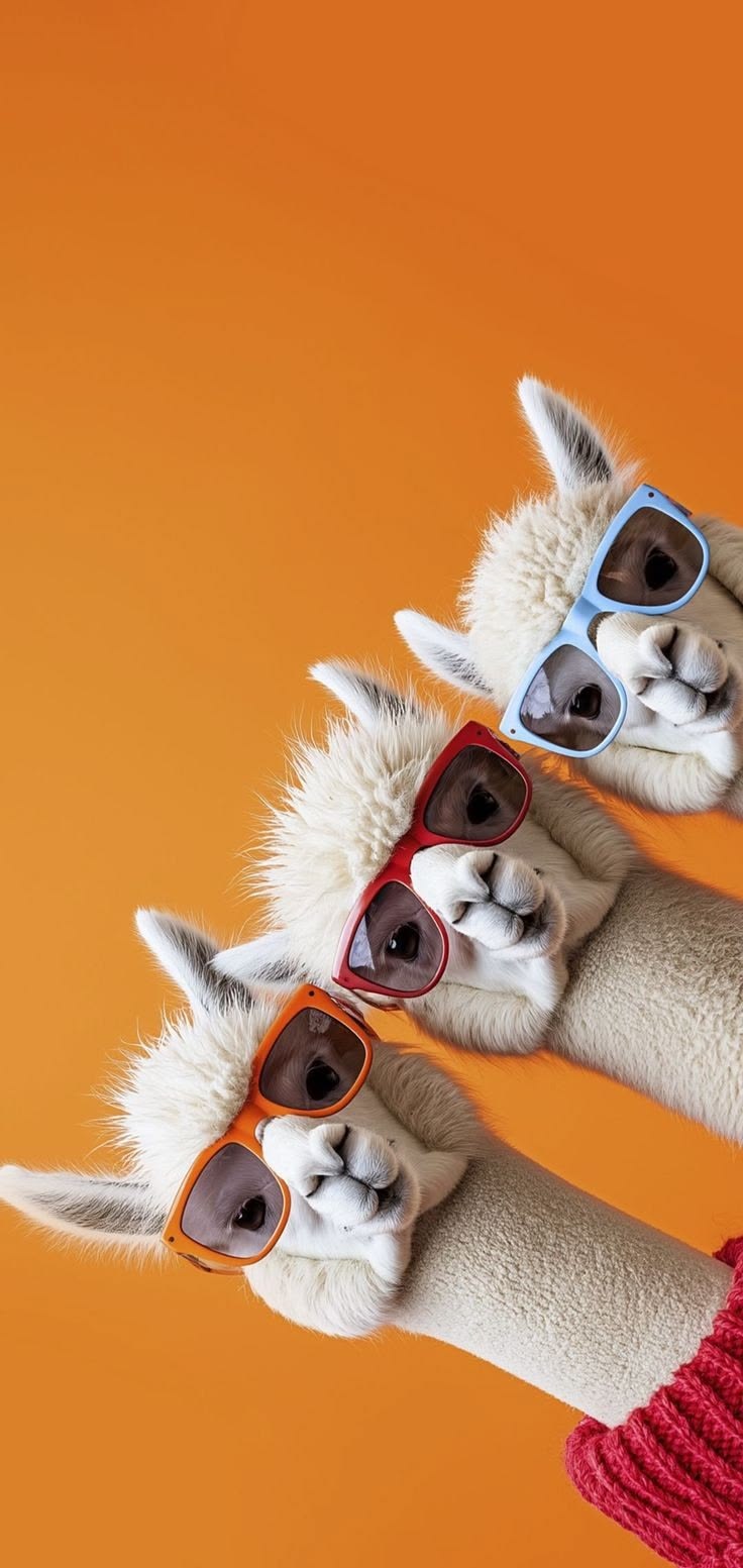 Llamas Wearing Sunglasses