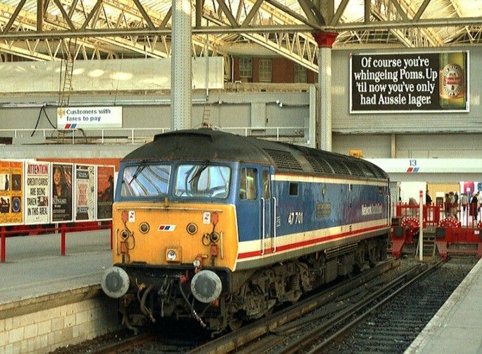 British Rail Class 47 Train at Station