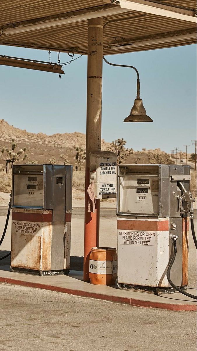 Vintage Gas Station Pump