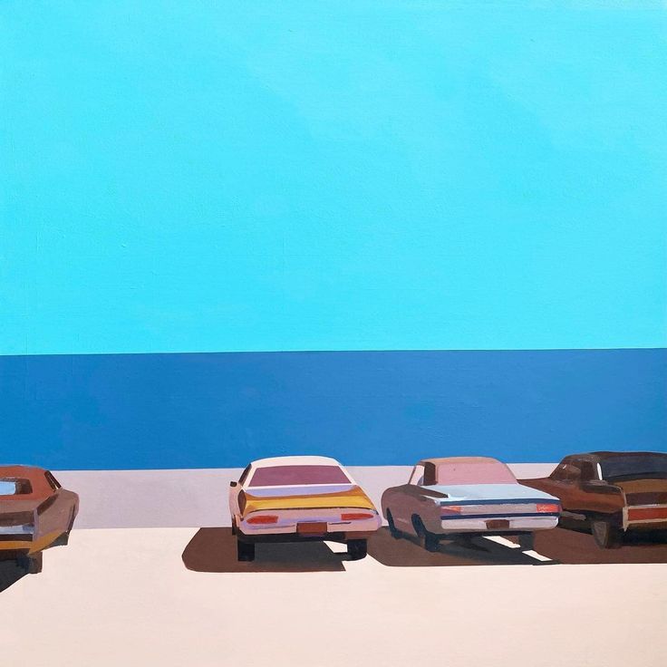 Vintage Cars by the Sea