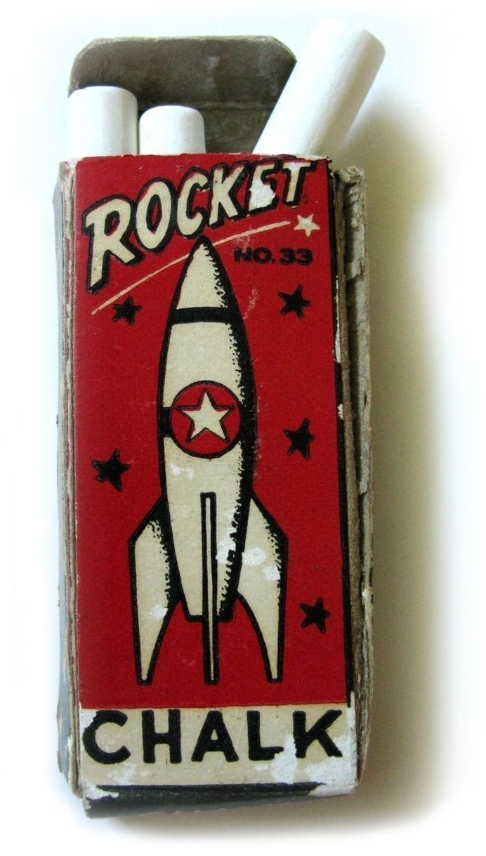 Vintage Rocket Matchbox
