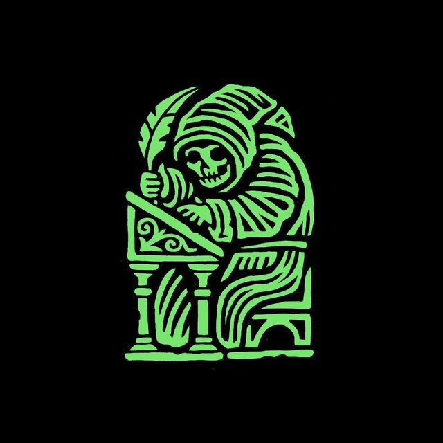 Glowing Grim Reaper