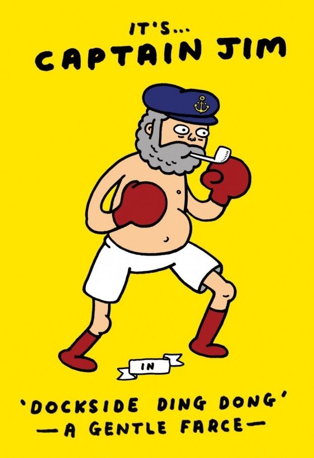 Bearded Boxer Smoking