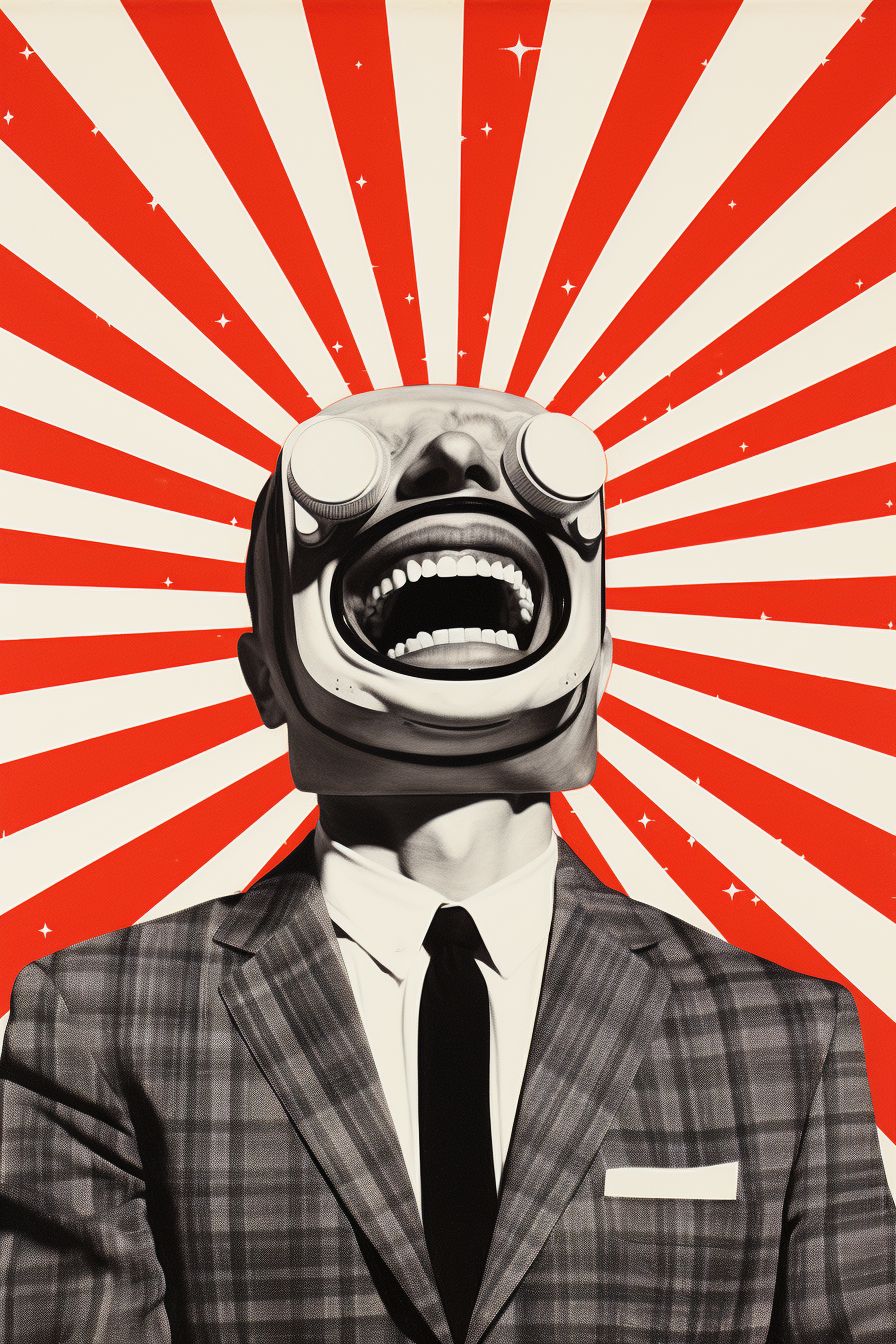 Masked Man Screaming