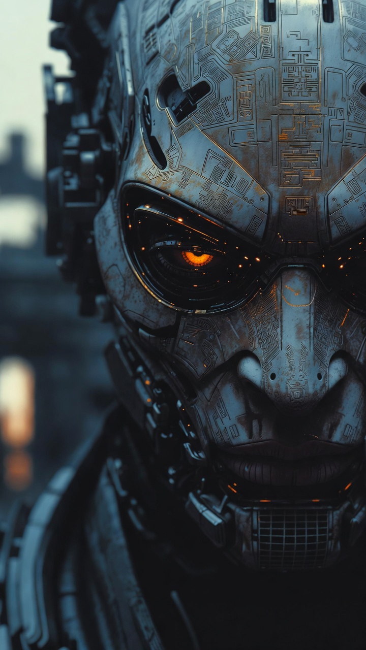 Cyborg Warrior Helmet