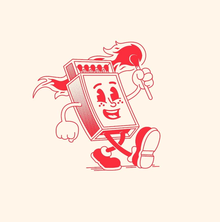 Cartoon Robot Artist