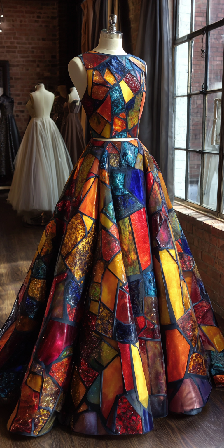 Stained Glass Ball Gown