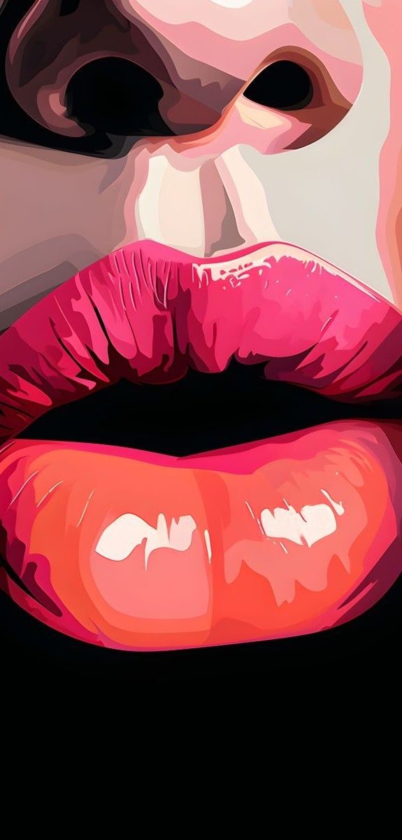 Bold Red Lips
