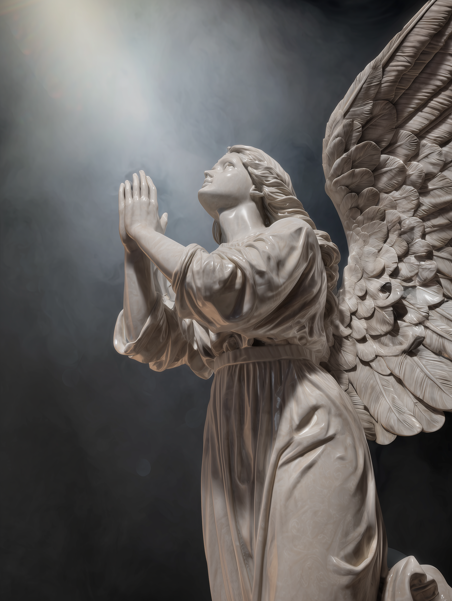 Praying Angel Statue