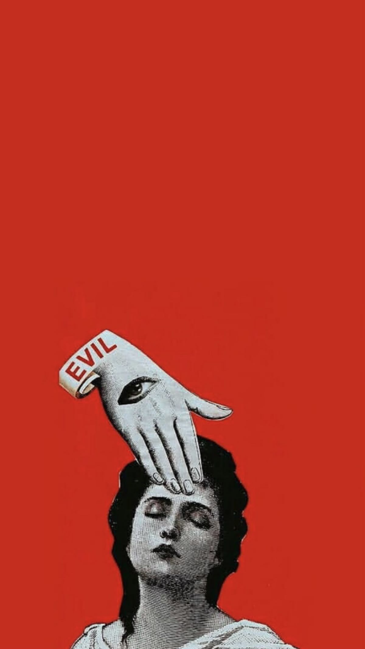 Evil Hand Covering Face
