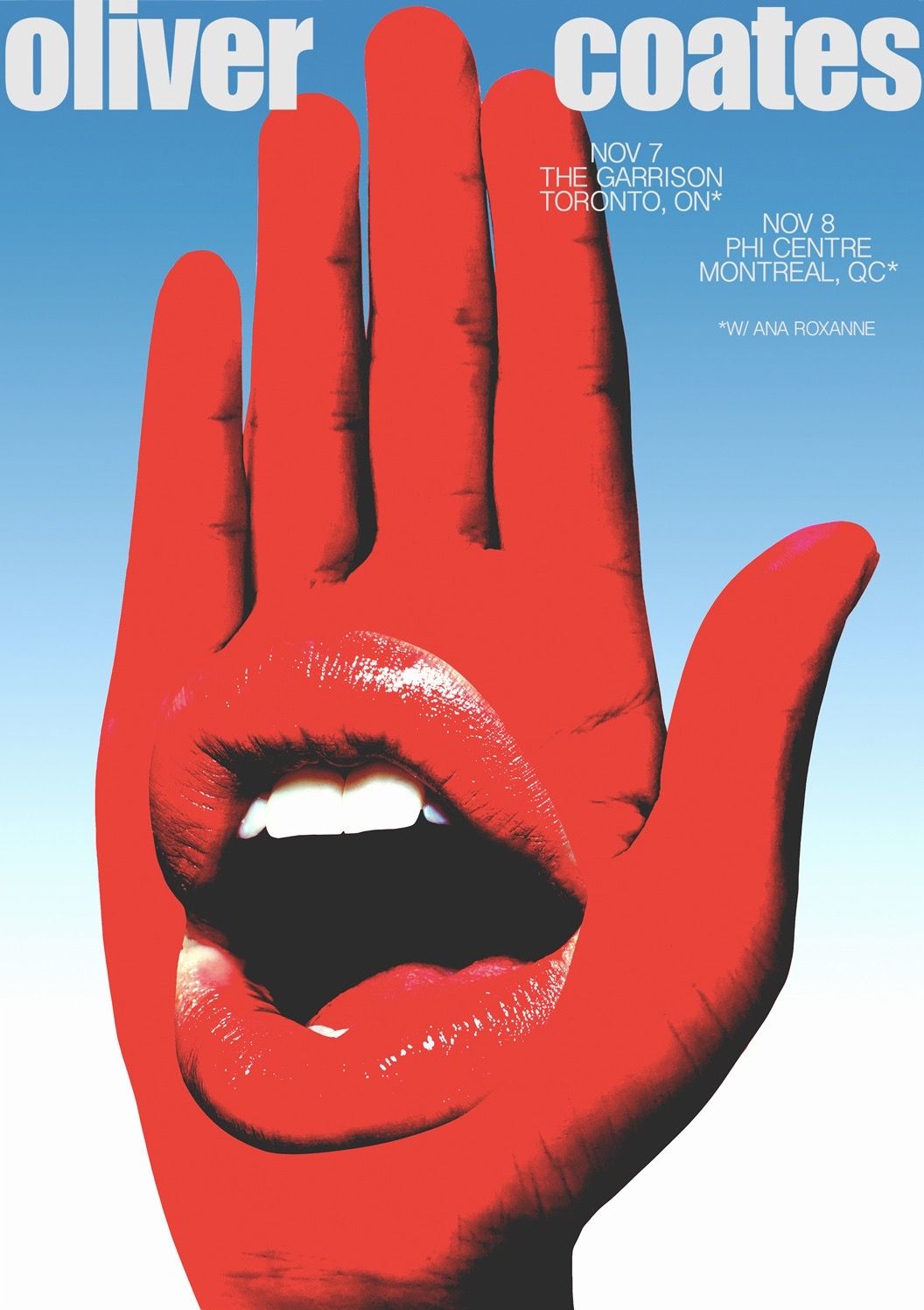 Red Hand with Mouth