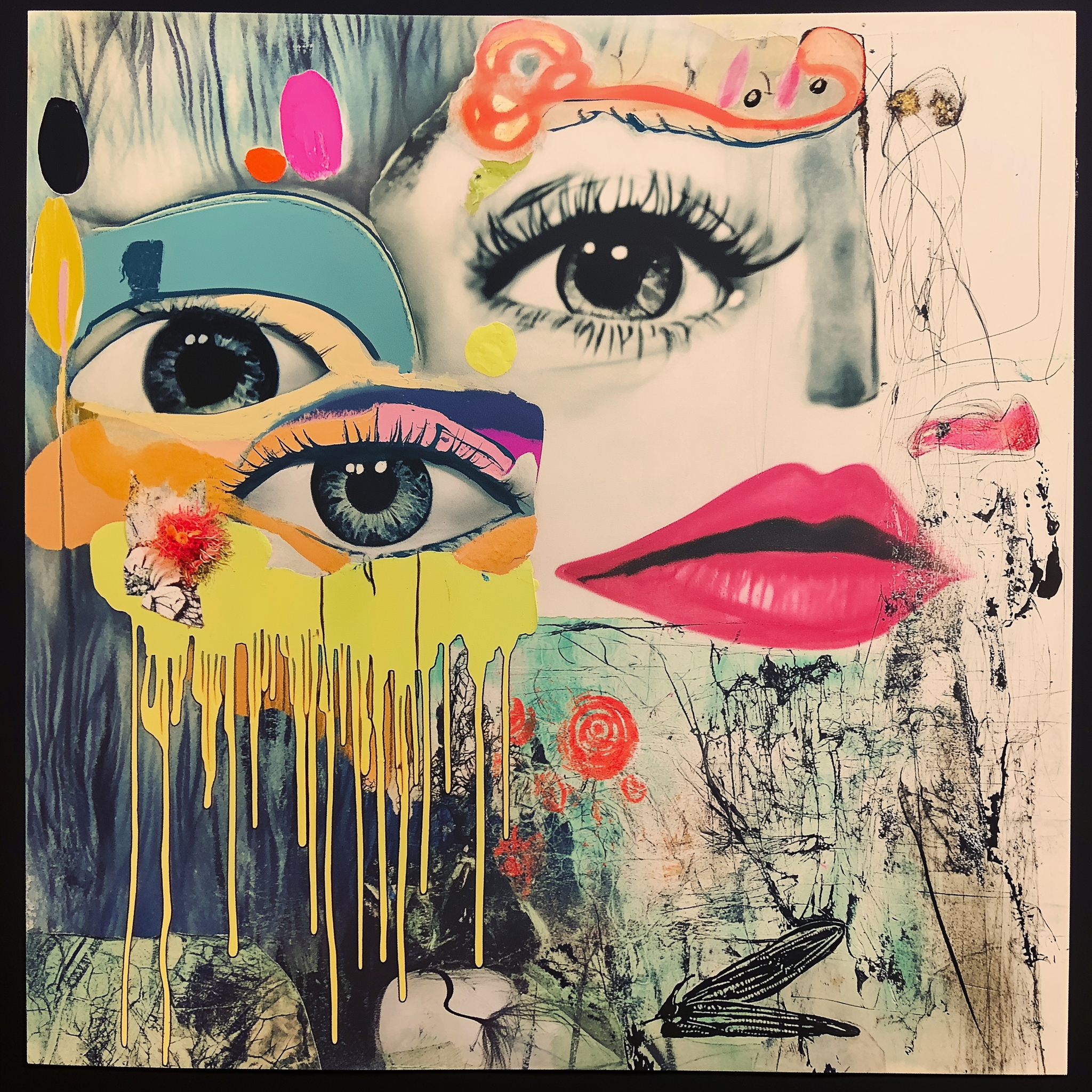 Abstract Pop Art Portrait