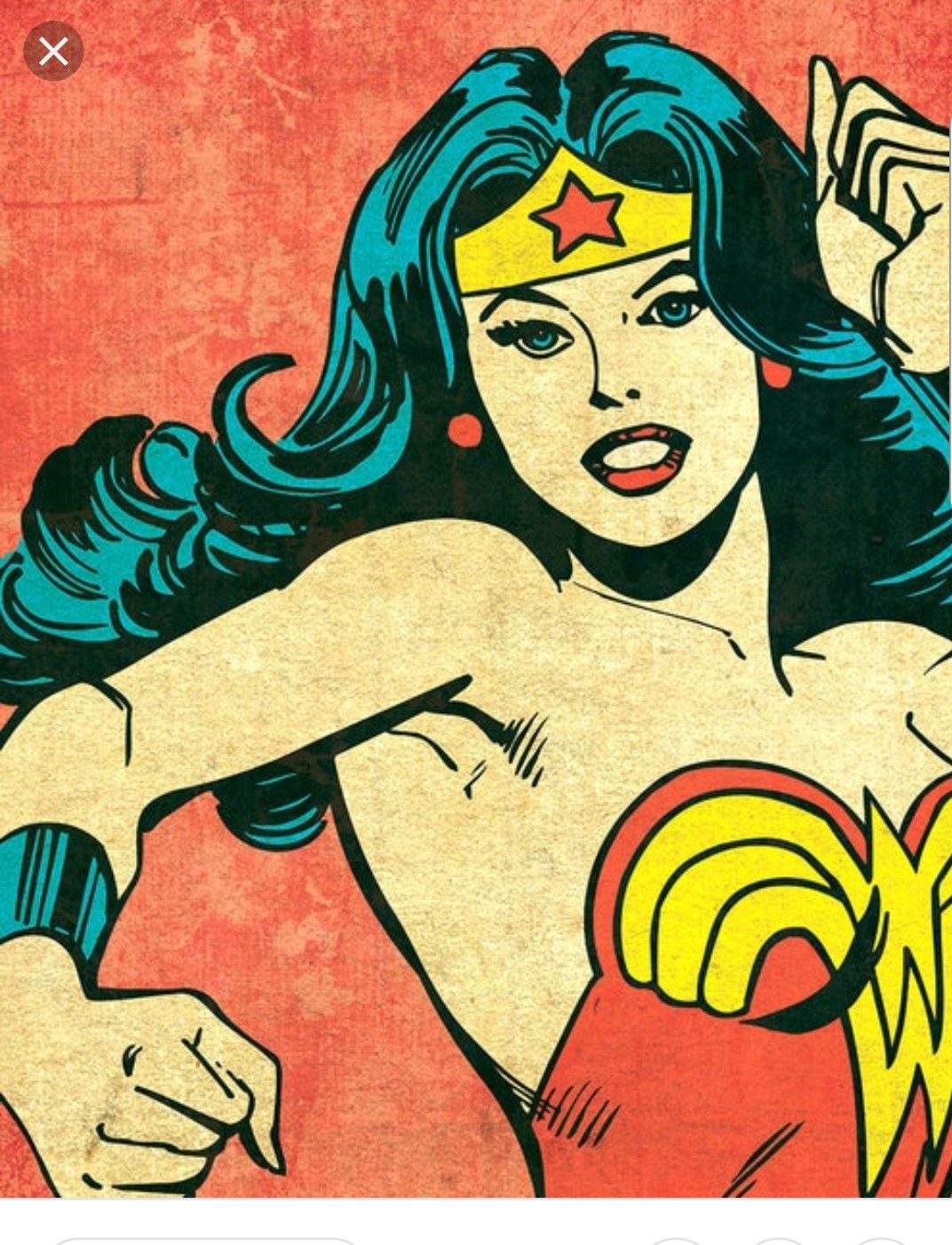 Wonder Woman Retro Comic