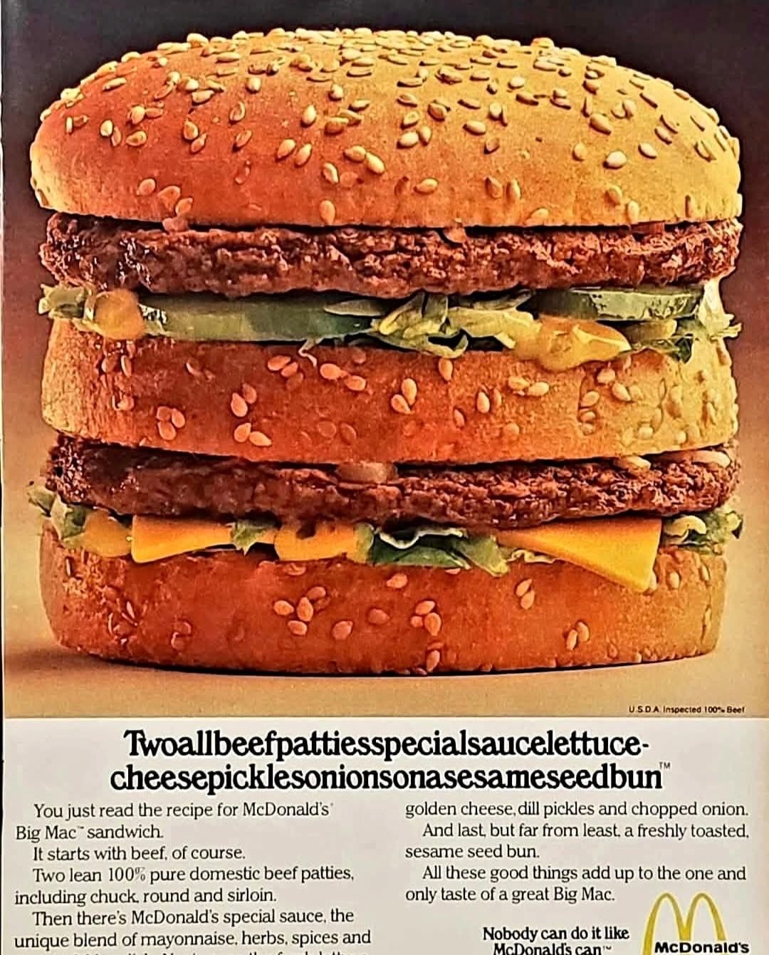 McDonald's Big Mac Sandwich