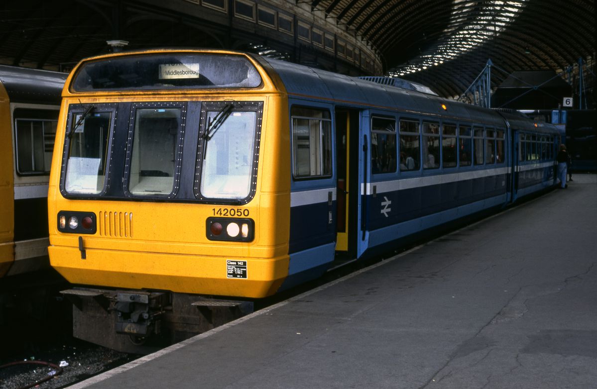 Yellow Train at Station
