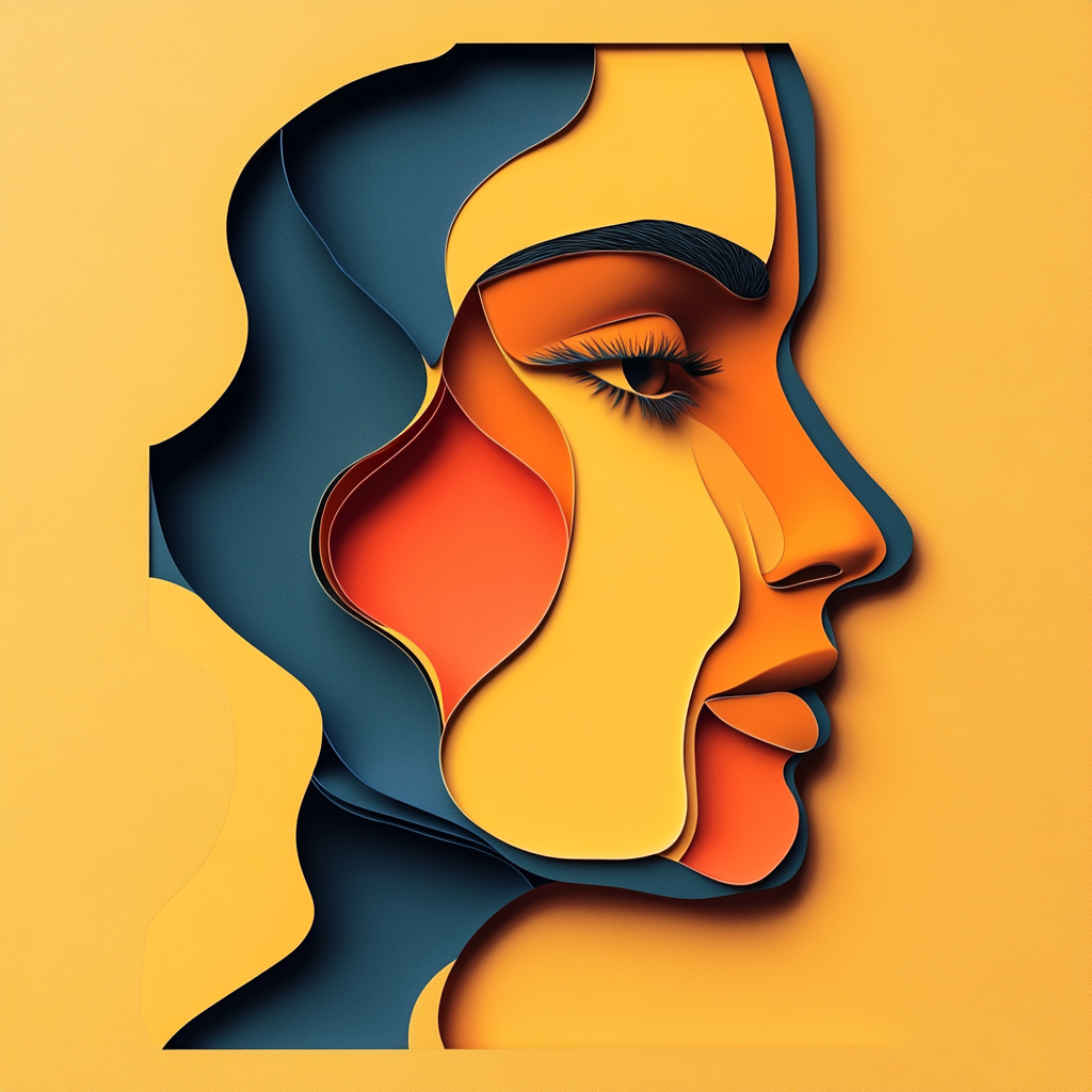 Abstract Profile Portrait