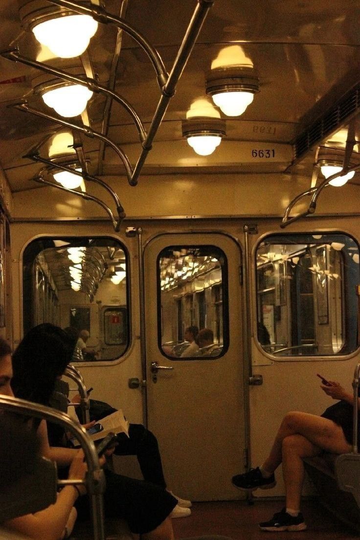 Vintage NYC Subway Interior