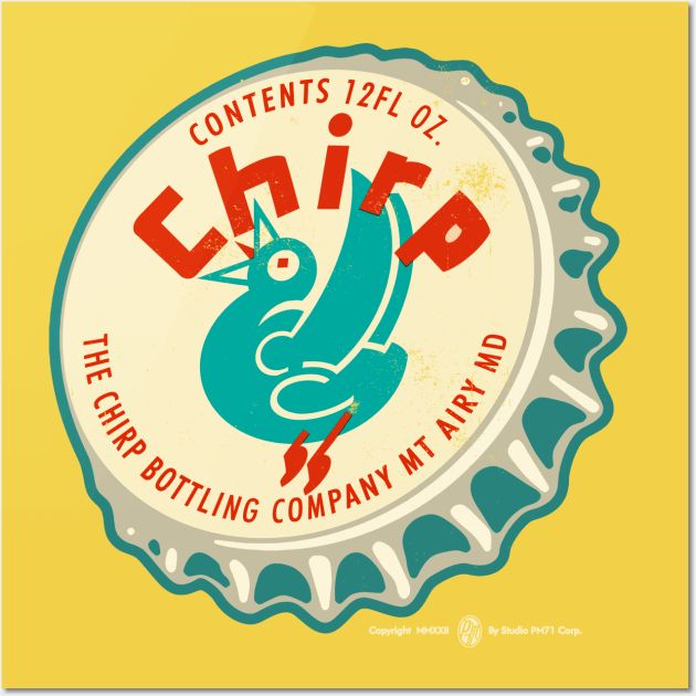 Chirp Bottle Cap Label
