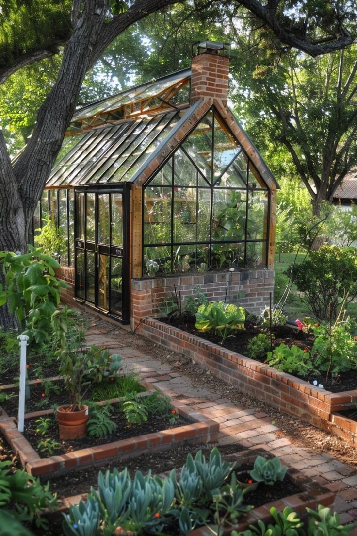 Cozy Greenhouse Garden