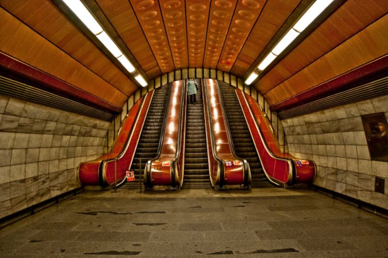 Subway Escalators