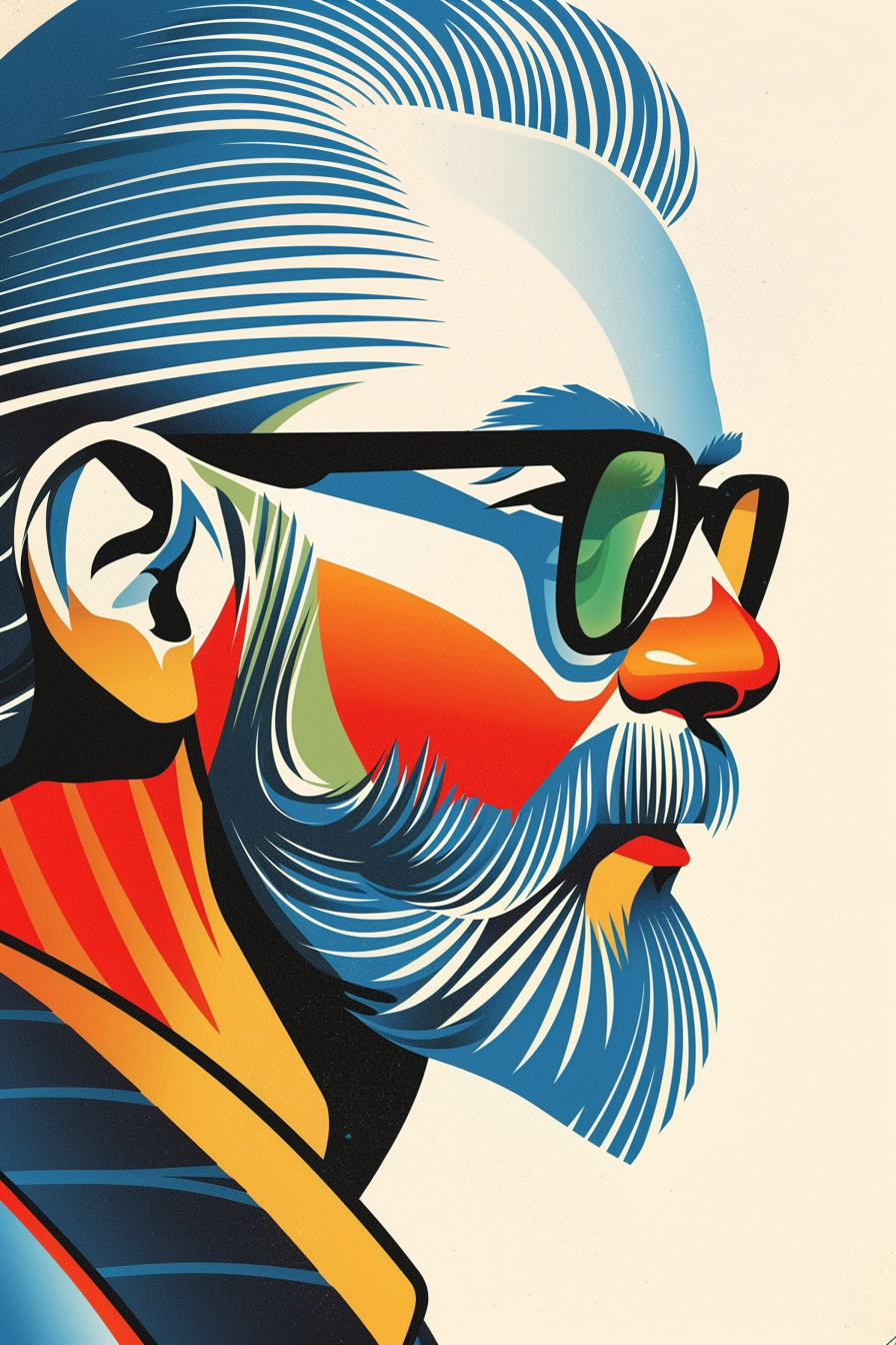 Colorful Abstract Portrait