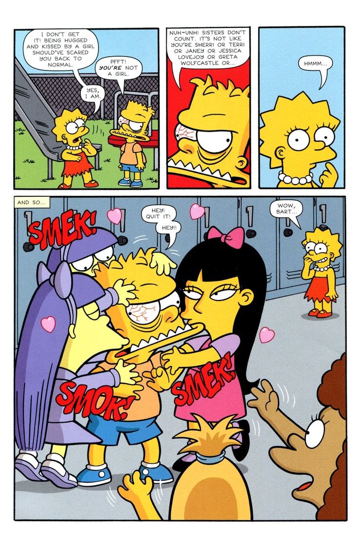 The Simpsons comic strip