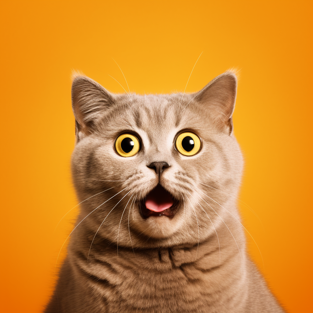 Surprised Cat