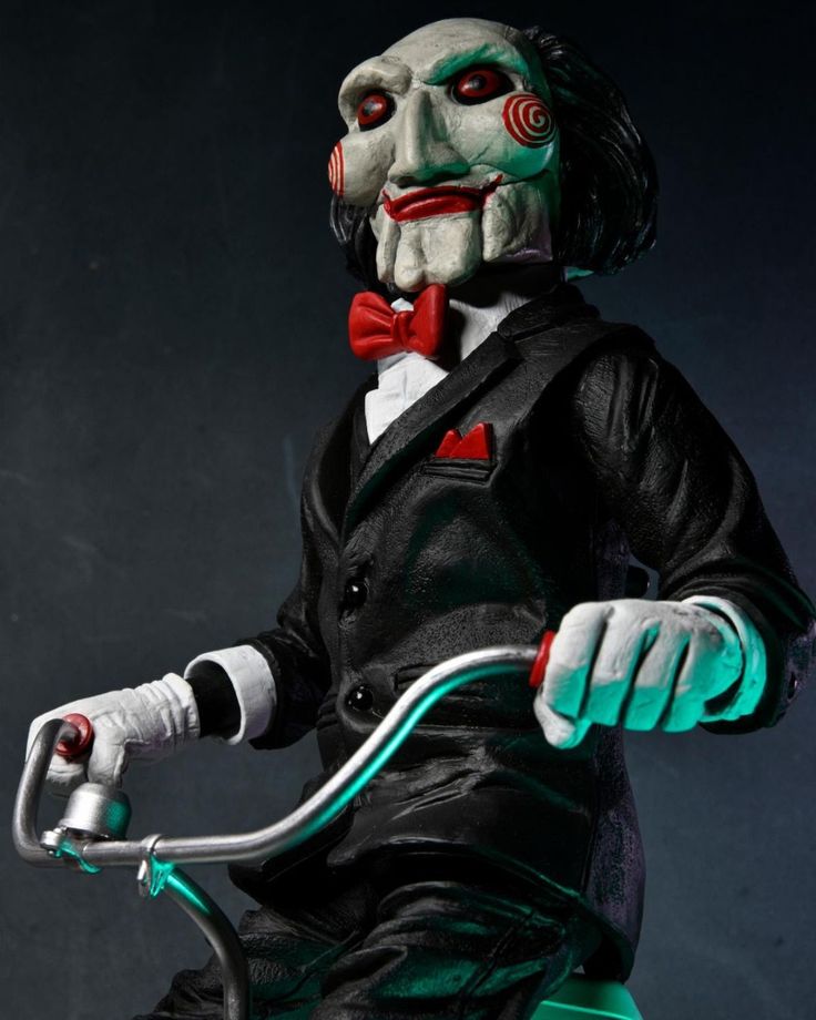 Jigsaw Figure on Motorcycle