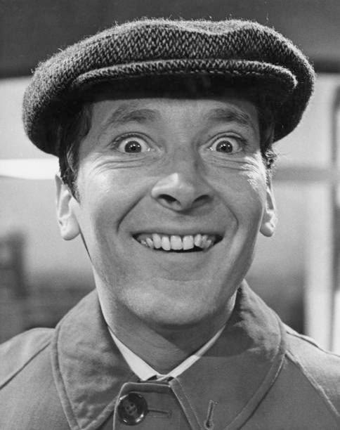 Happy Man in Newsboy Cap