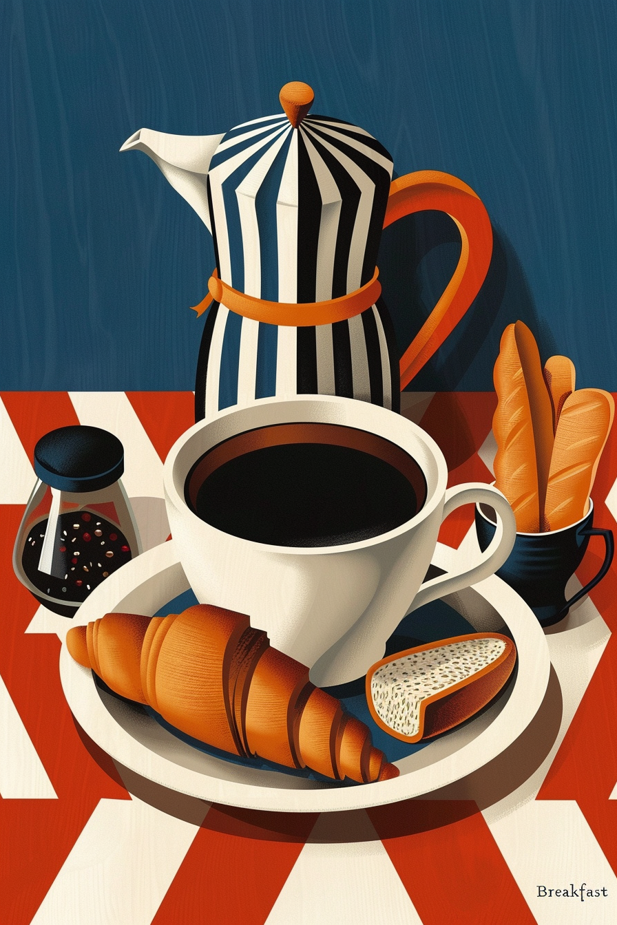 Morning Coffee and Pastries