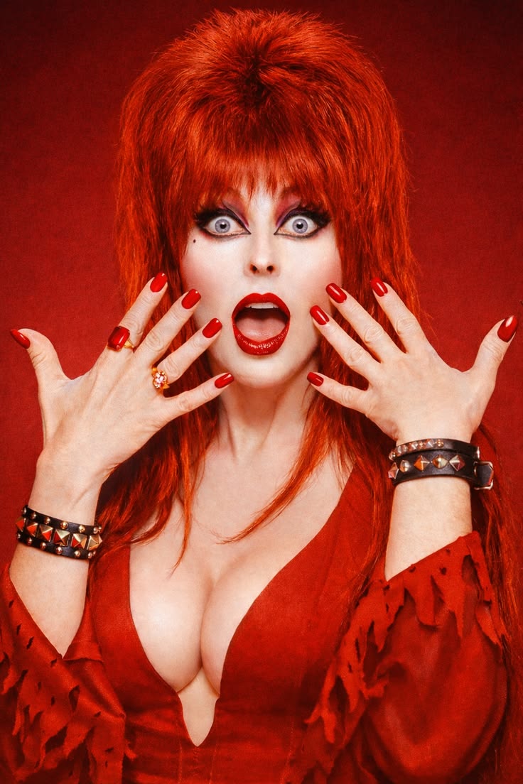 Elvira in Red