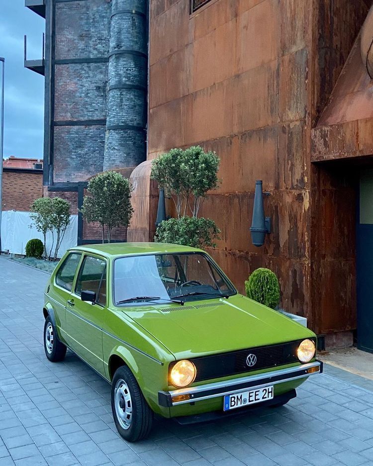 Vintage VW Golf Green