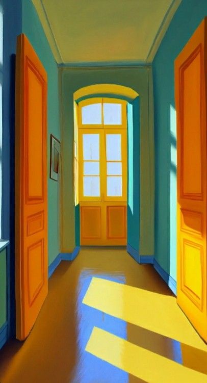 Colorful Hallway