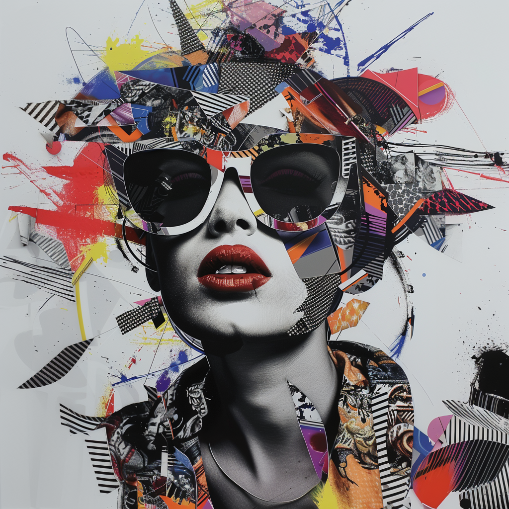 Abstract Pop Art Portrait