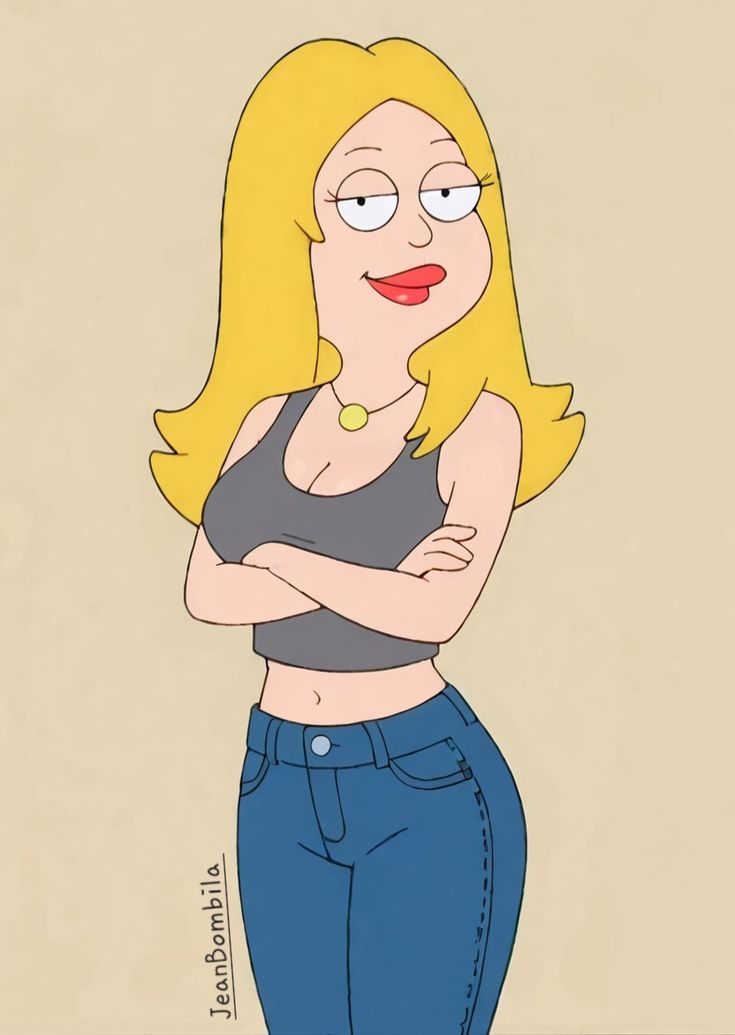 Busty Blonde Cartoon