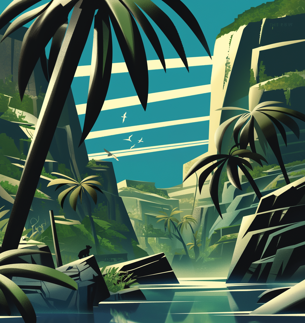 Futuristic Jungle Retreat