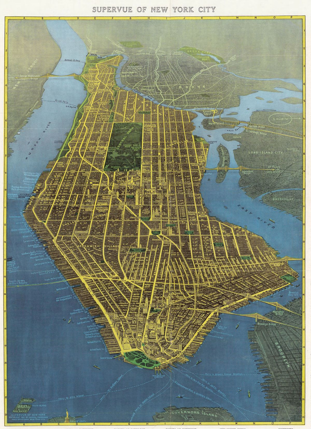 Manhattan Street Map