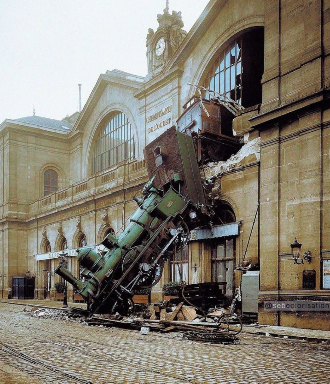Train Wreck at Gare du Nord
