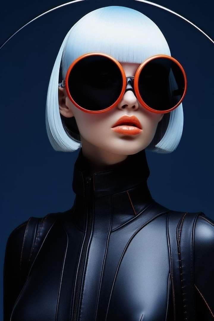Futuristic Fashion Model