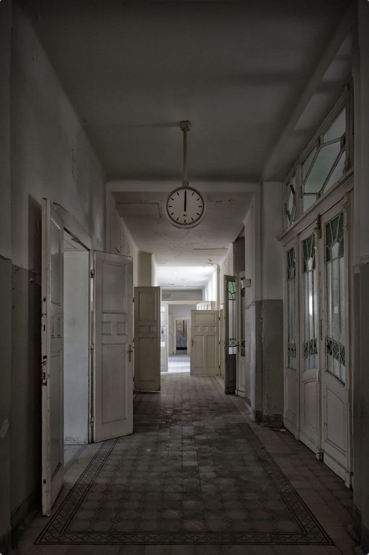 Abandoned Hospital Corridor
