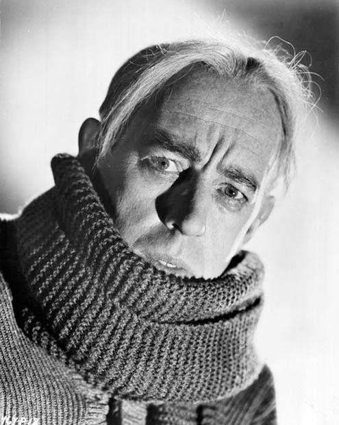 Man in Knit Scarf