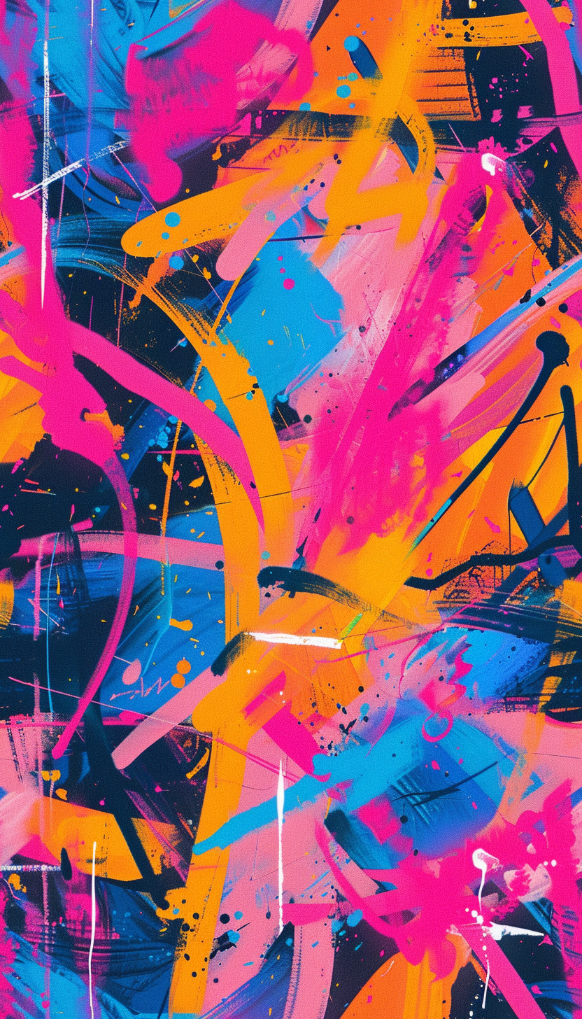 Abstract Expressionist Splash